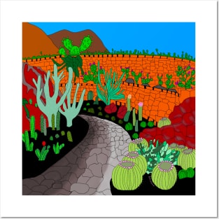 Cactus Garden Lanzarote Canary Islands Posters and Art